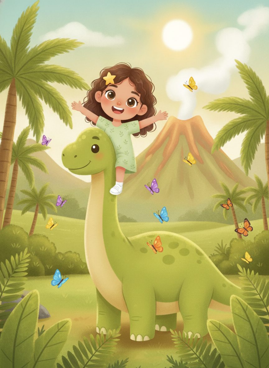 Capa real gerada pelo sistema: Sofia e o Vale dos Dinossauros